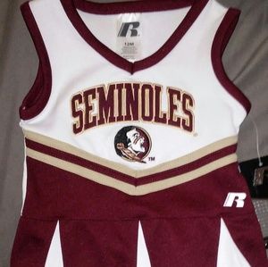 Seminoles 12m infant cheerleader dress